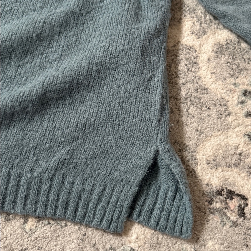Jenni Kayne Mock Neck Alpaca and Wool Blend Sweater - Picture 6 of 11